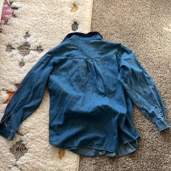 Vintage denim top with little embroidery - Picture 3 of 3